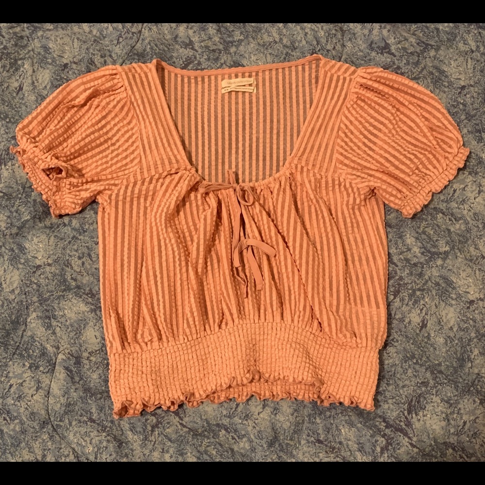 ✨NWOT Urban Outfitters Baby Pink Mesh Top 👚